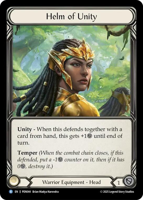 Helm of Unity (Compendium of Rathe)  - Cold Foil
