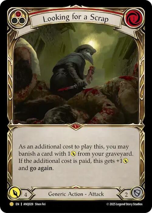 Looking For A Scrap Red ANQ028 (Compendium of Rathe - Antiquity Pack) 