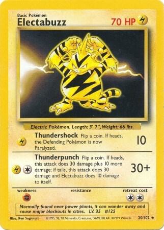 Electabuzz (Base Set) 