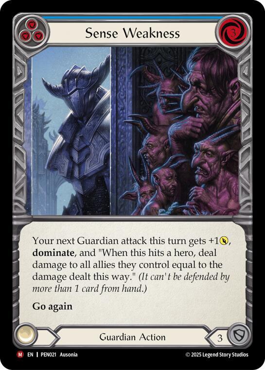 Sense Weakness Blue () 