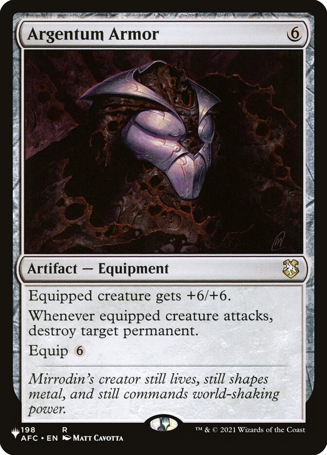 Argentum Armor 198/062 (The List Reprints) 