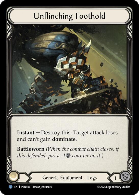 Unflinching Foothold ()  - Cold Foil