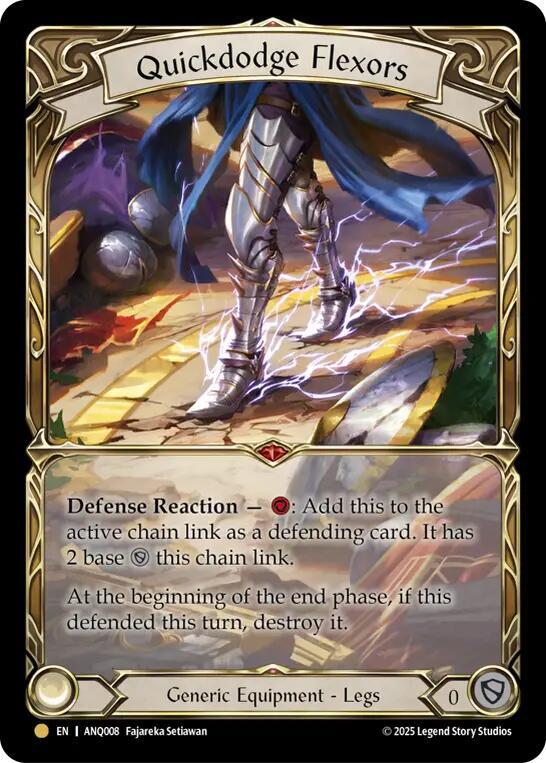 Quickdodge Flexors ANQ008 (Compendium of Rathe - Antiquity Pack)  - Rainbow Foil