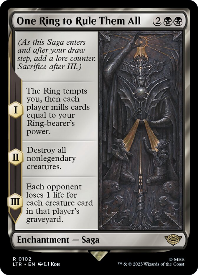 One Ring to Rule Them All (Universes Beyond: The Lord of the Rings: Tales of Middle-earth) 