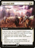 Akroma's Will 615 (Commander Legends)  - Extended Art