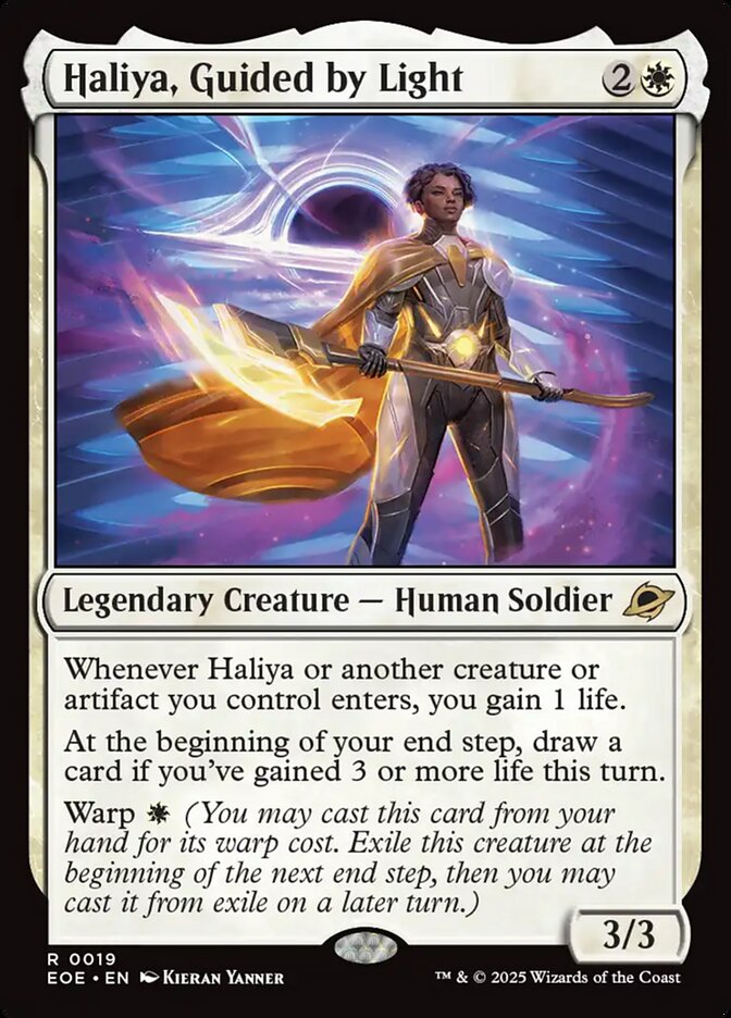 Haliya, Guided by Light 19 (Edge of Eternities)  - Foil