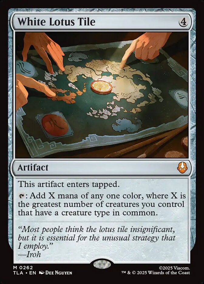 White Lotus Tile 262 (Avatar: The Last Airbender)  - Foil