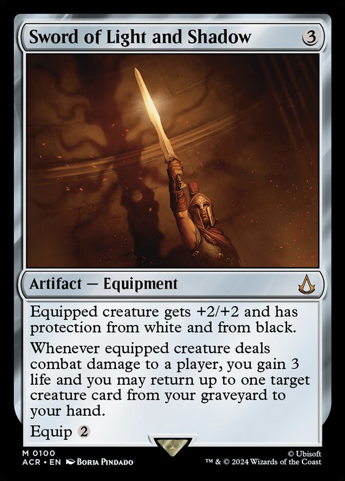Sword of Light and Shadow 100 (Universes Beyond: Assassin's Creed)  - Foil