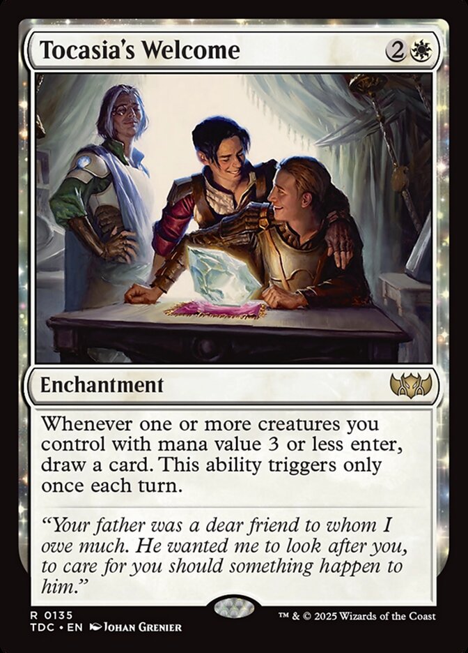 Tocasia's Welcome 135 (Commander: Tarkir: Dragonstorm) 