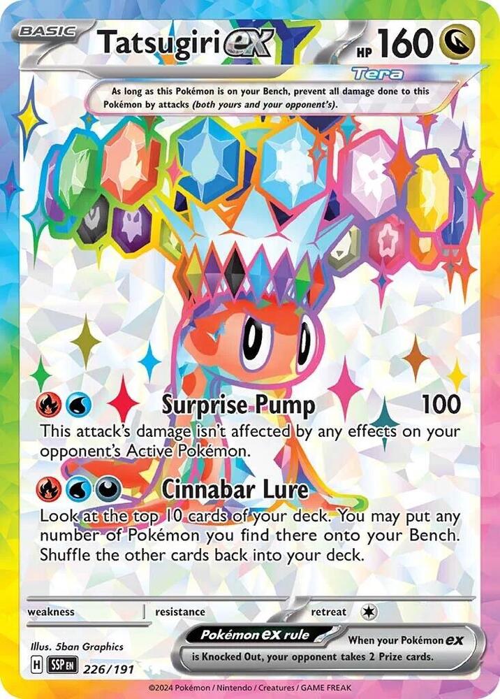 Tatsugiri ex 226/191 (SV08: Surging Sparks)  - Holofoil