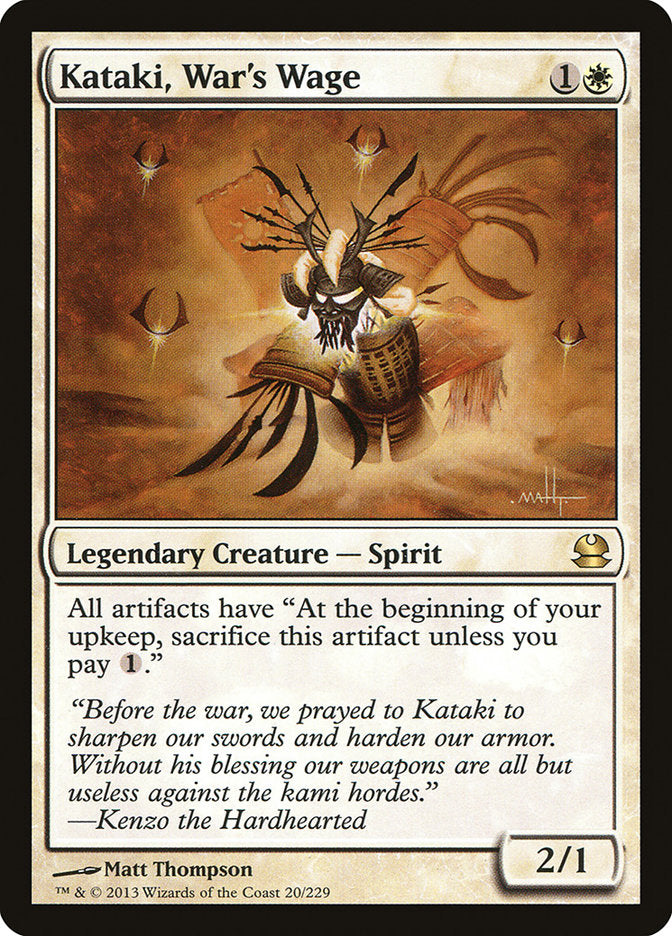 Kataki, War's Wage 20 (Modern Masters)  - Foil