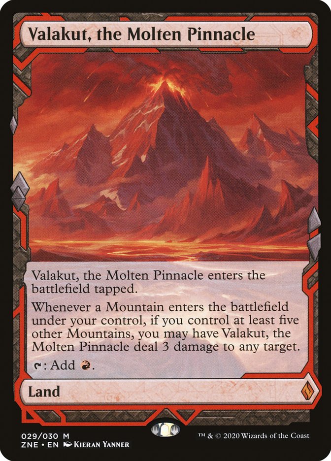 Valakut, the Molten Pinnacle 29 (Zendikar Rising Expeditions)  - Foil