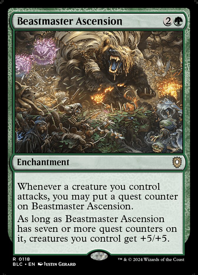 Beastmaster Ascension 118 (Commander: Bloomburrow) 