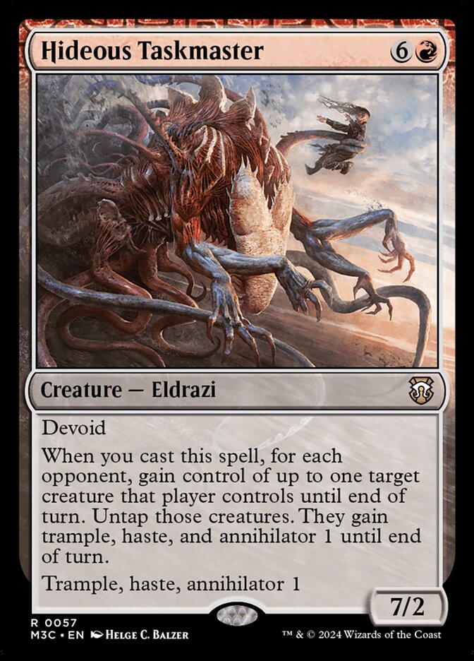 Hideous Taskmaster 57/411 (Commander: Modern Horizons 3) 