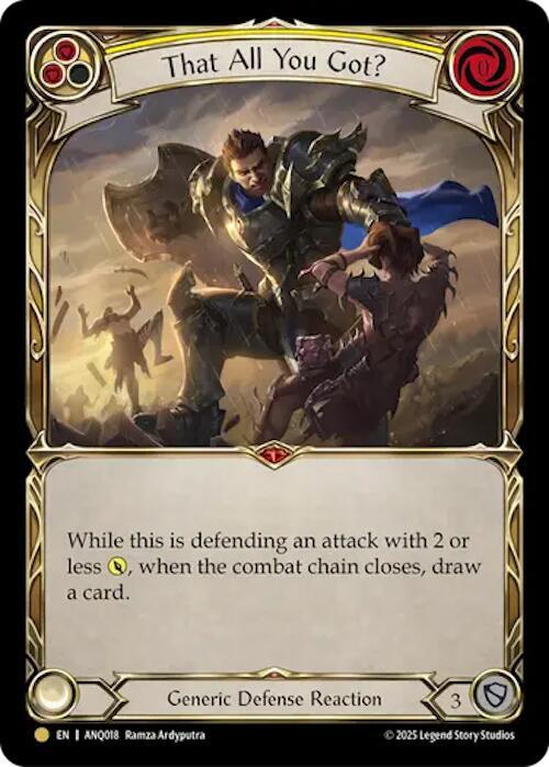 That All You Got Yellow ANQ018 (Compendium of Rathe - Antiquity Pack) 