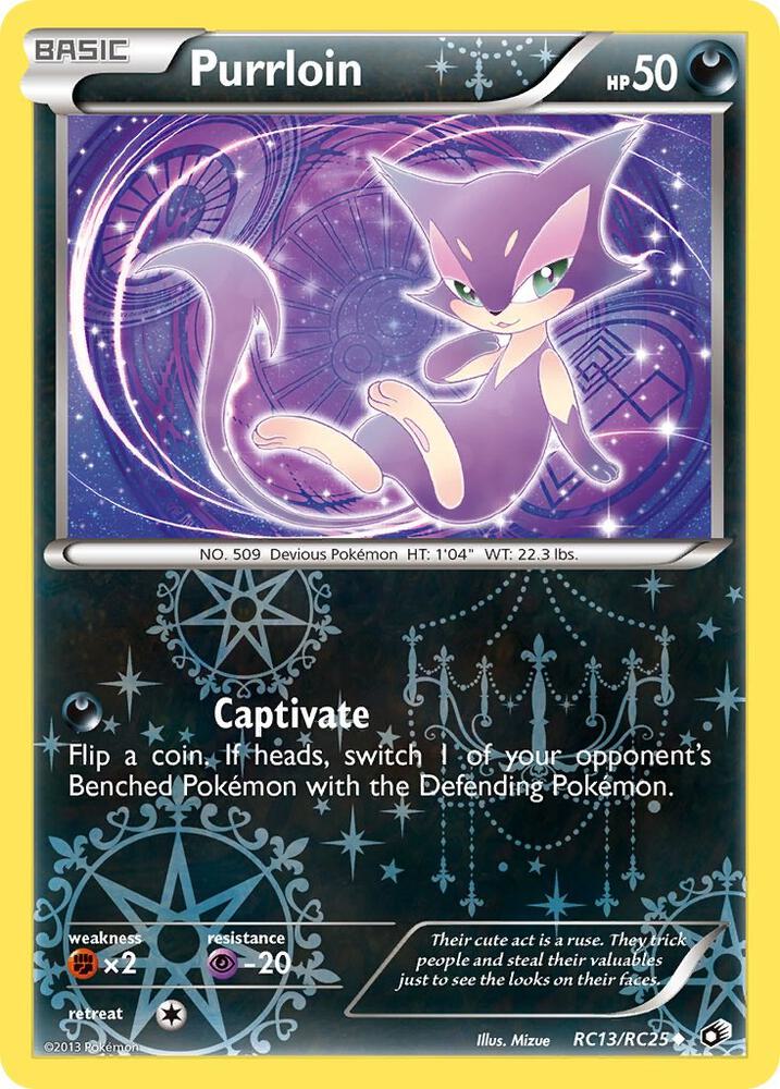Purrloin RC13/RC25 (Legendary Treasures: Radiant Collection)  - Holofoil