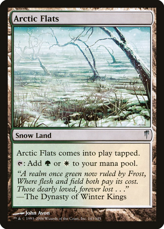 Arctic Flats 143/155 (Coldsnap)  - Foil