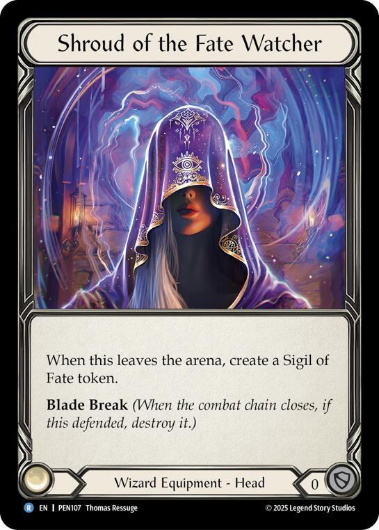 Shroud Of The Fate Watcher PEN107 (Compendium of Rathe)  - Cold Foil