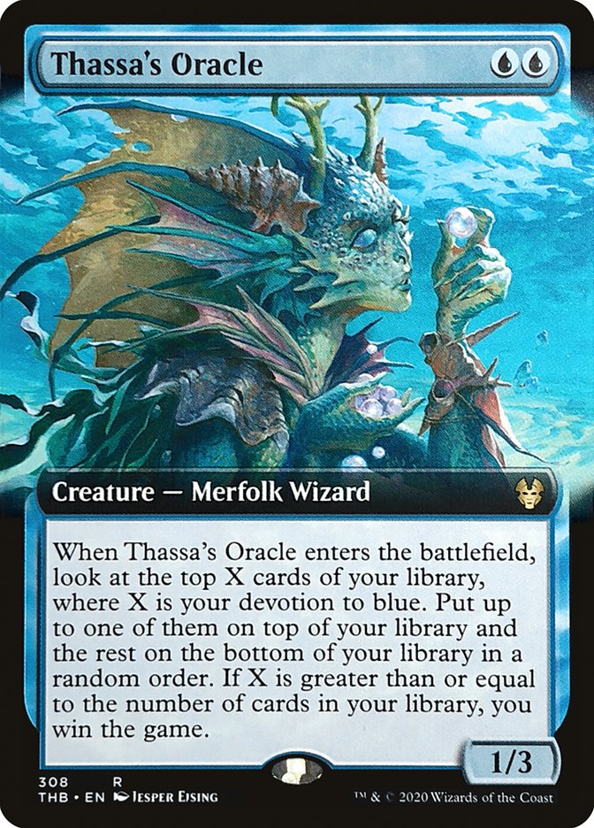 Thassas Oracle Extended Art 308 (Theros Beyond Death) 
