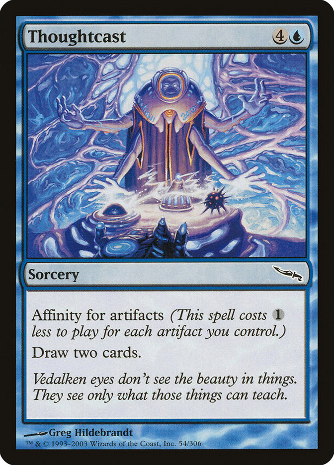 Thoughtcast 54 (Mirrodin)  - Foil