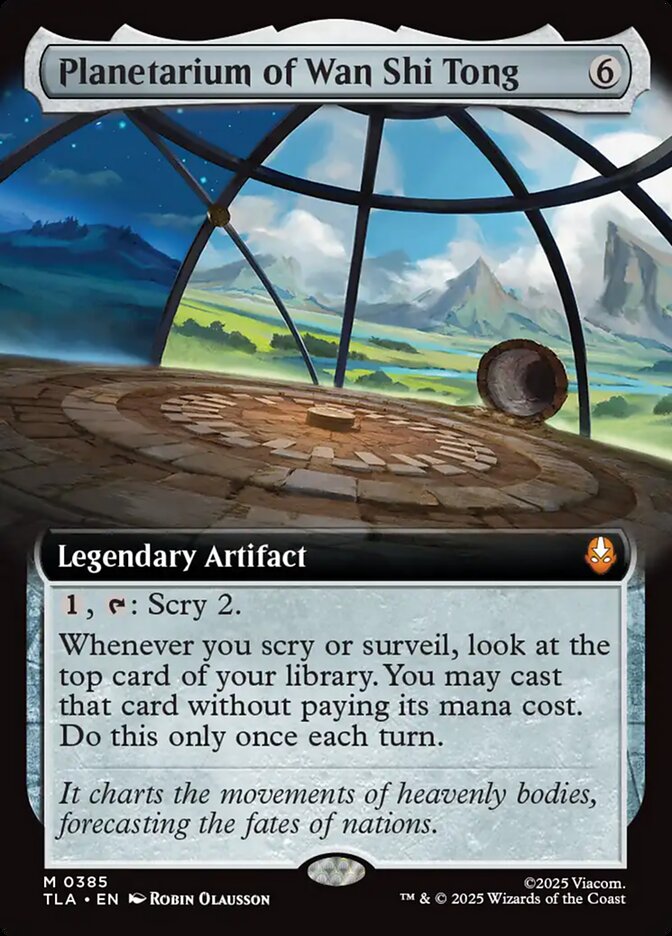 Planetarium of Wan Shi Tong  385/286 (Avatar: The Last Airbender)  - Extended Art Foil