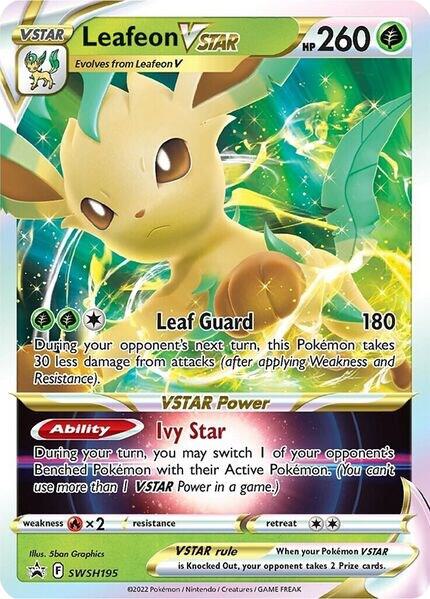 Leafeon VSTAR SWSH195 (SWSH: Sword & Shield Promo Cards)  - Holofoil