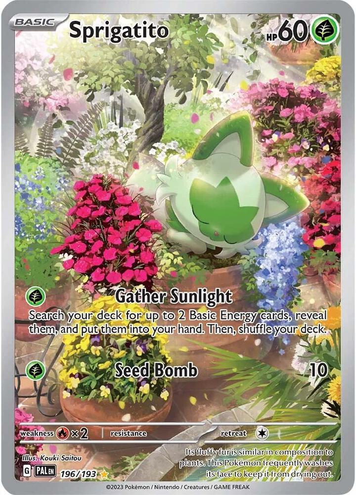 Sprigatito 196 193 (SV02: Paldea Evolved)  - Holofoil