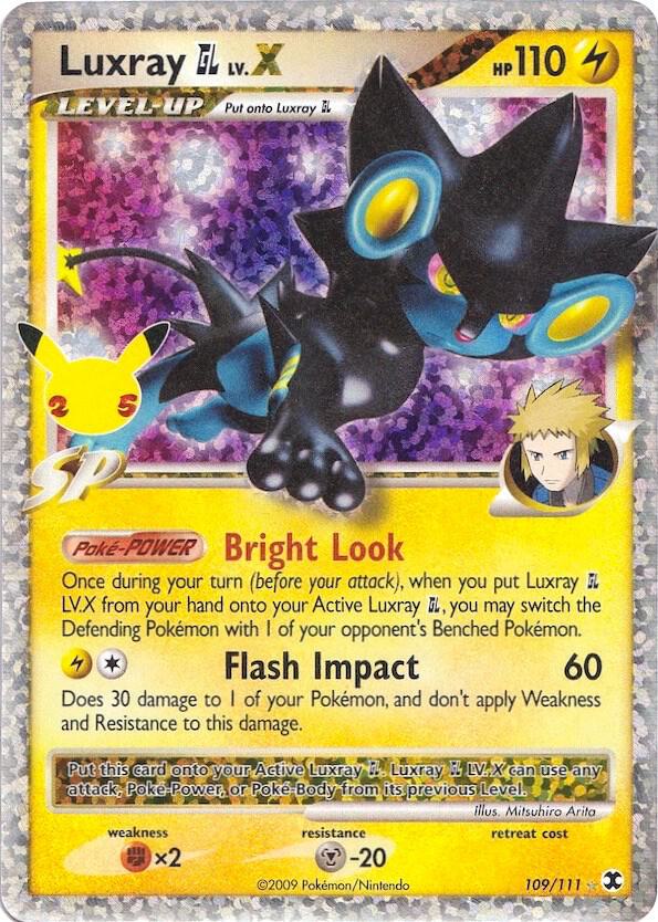 Luxray GL LVX 109/111 (Celebrations: Classic Collection)  - Holofoil