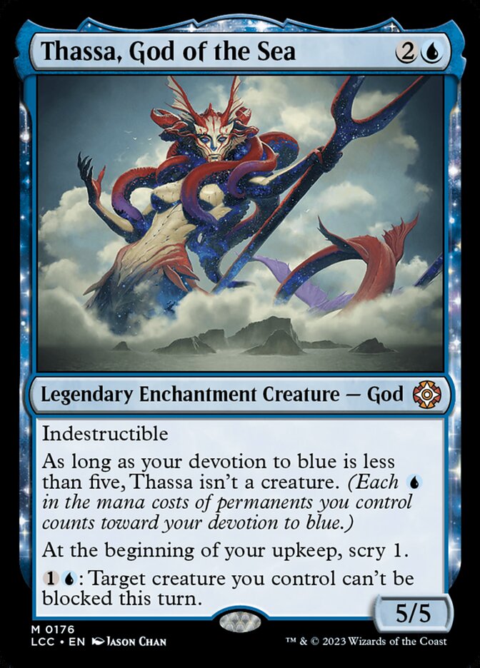 Thassa God of the Sea 176 (Commander: The Lost Caverns of Ixalan) 