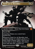 Dark Leo and Shredder Borderless 220 (Teenage Mutant Ninja Turtles)  - Foil