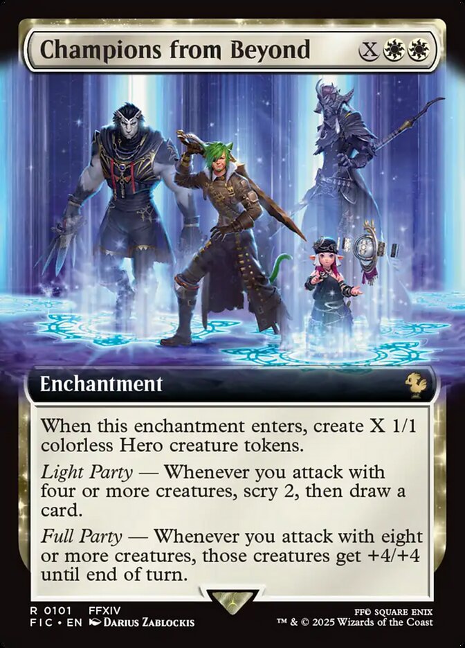 Champions from Beyond 101 (Commander: FINAL FANTASY)  - Extended Art