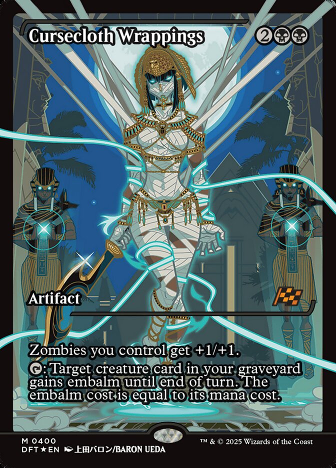 Cursecloth Wrappings Showcase 400 (Aetherdrift)  - Foil