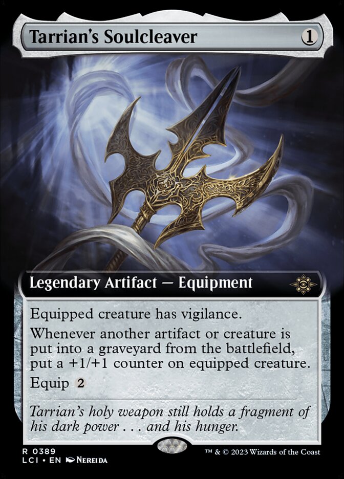 Tarrian's Soulcleaver 389 (The Lost Caverns of Ixalan)  - Extended Art Foil