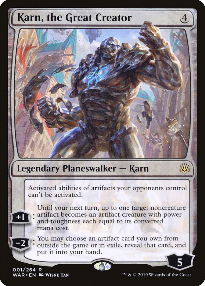 Karn the Great Creator 1 (War of the Spark) 