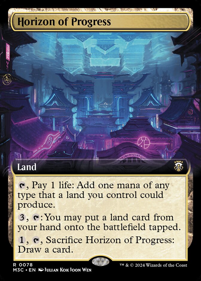 Horizon of Progress 78/411 (Commander: Modern Horizons 3)  - Extended Art
