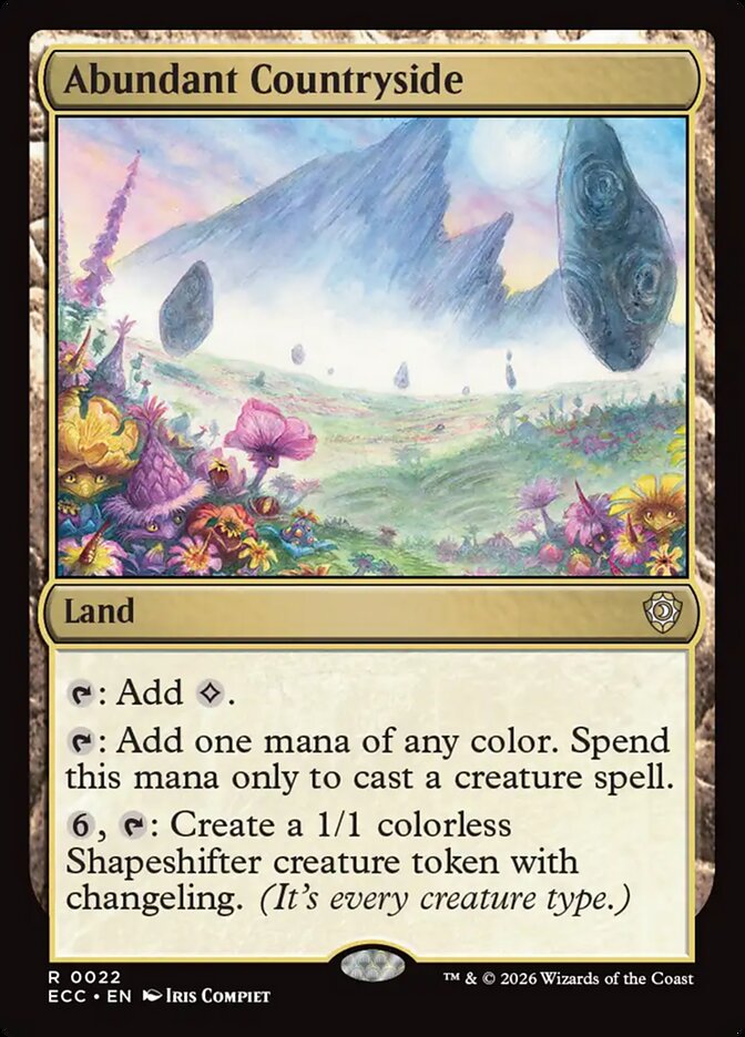 Abundant Countryside 22/176 (Commander: Lorwyn Eclipsed) 