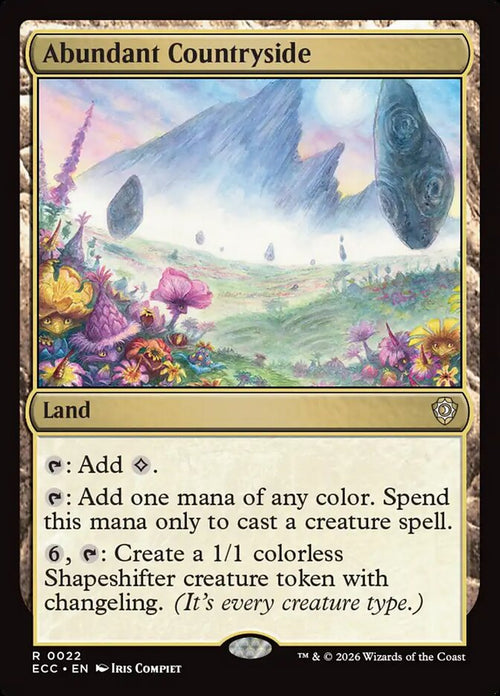 Abundant Countryside 22/176 (Commander: Lorwyn Eclipsed) 
