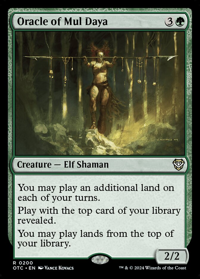 Oracle of Mul Daya 200 (Commander: Outlaws of Thunder Junction) 