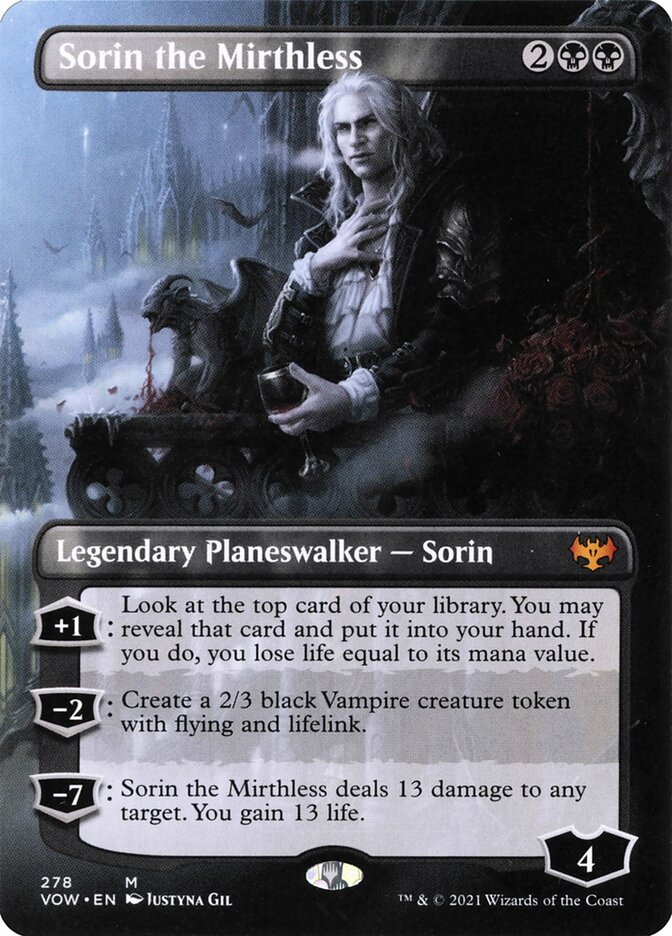 Sorin the Mirthless 278 (Innistrad: Crimson Vow)  - Foil