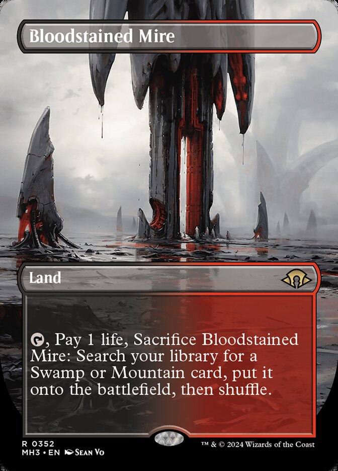 Bloodstained Mire 352/319 (Modern Horizons 3)  - Borderless
