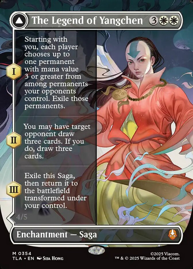 The Legend of Yangchen // Avatar Yangchen  354/286 (Avatar: The Last Airbender)  - Borderless Foil