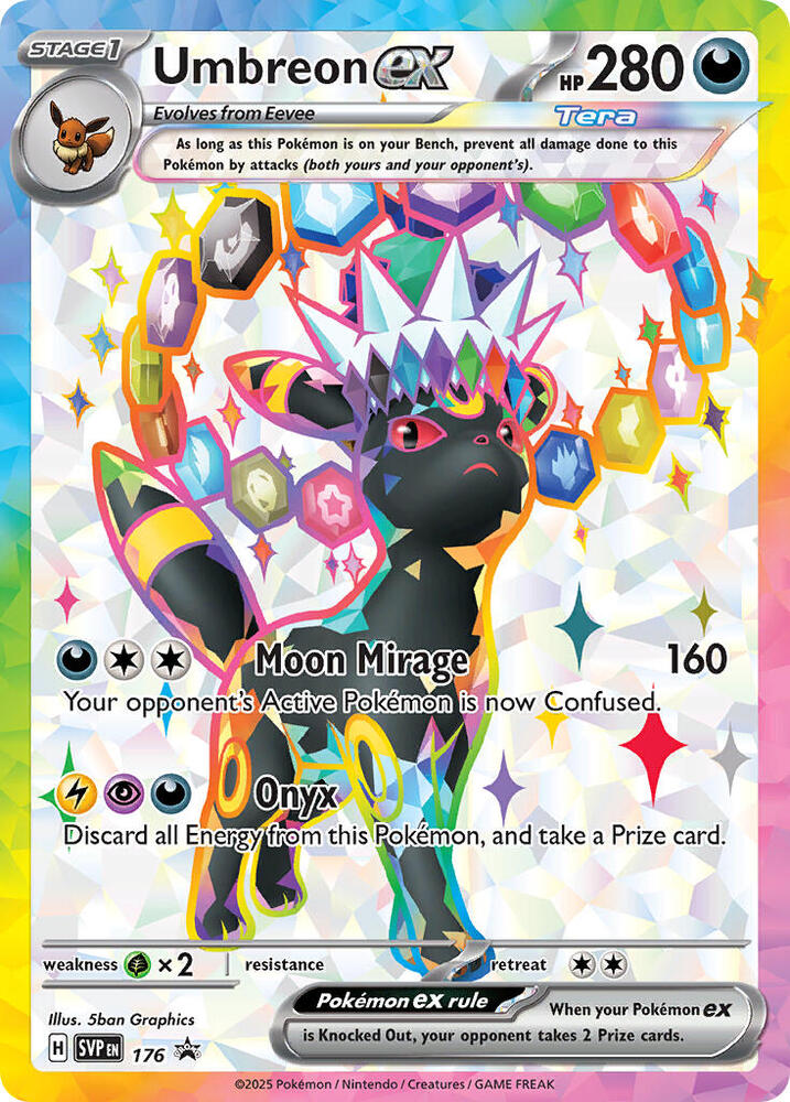 Umbreon ex 176 SVP 176 (SV: Scarlet & Violet Promo Cards)  - Holofoil