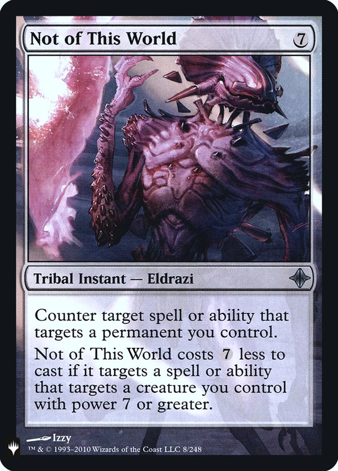 Not of This World 8 (The List Reprints)  - Foil