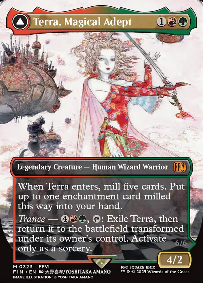 Terra, Magical Adept // Esper Terra 323/309 (FINAL FANTASY)  - Borderless