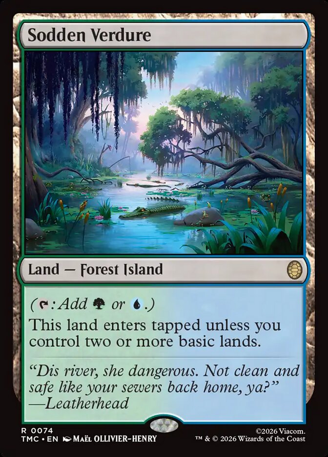 Sodden Verdure (Commander: Teenage Mutant Ninja Turtles) 