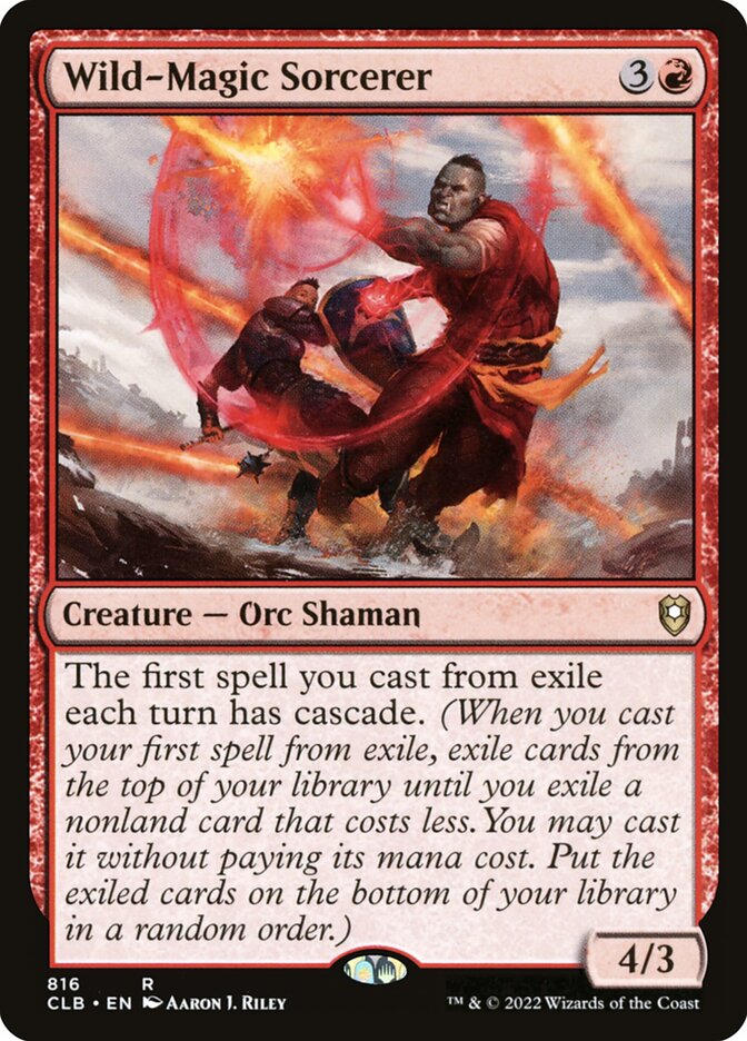 Wild Magic Sorcerer 816 (Commander Legends: Battle for Baldur's Gate) 