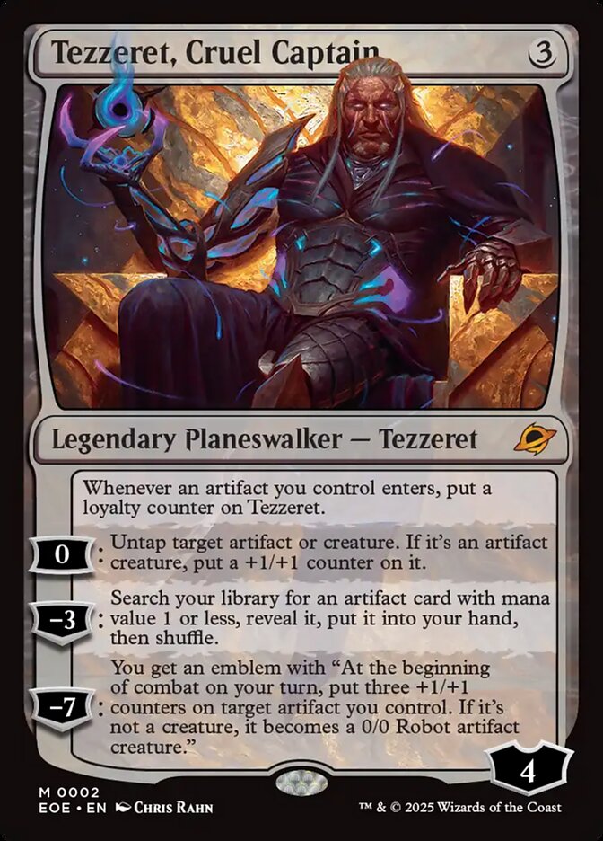 Tezzeret, Cruel Captain 2 (Edge of Eternities)  - Foil