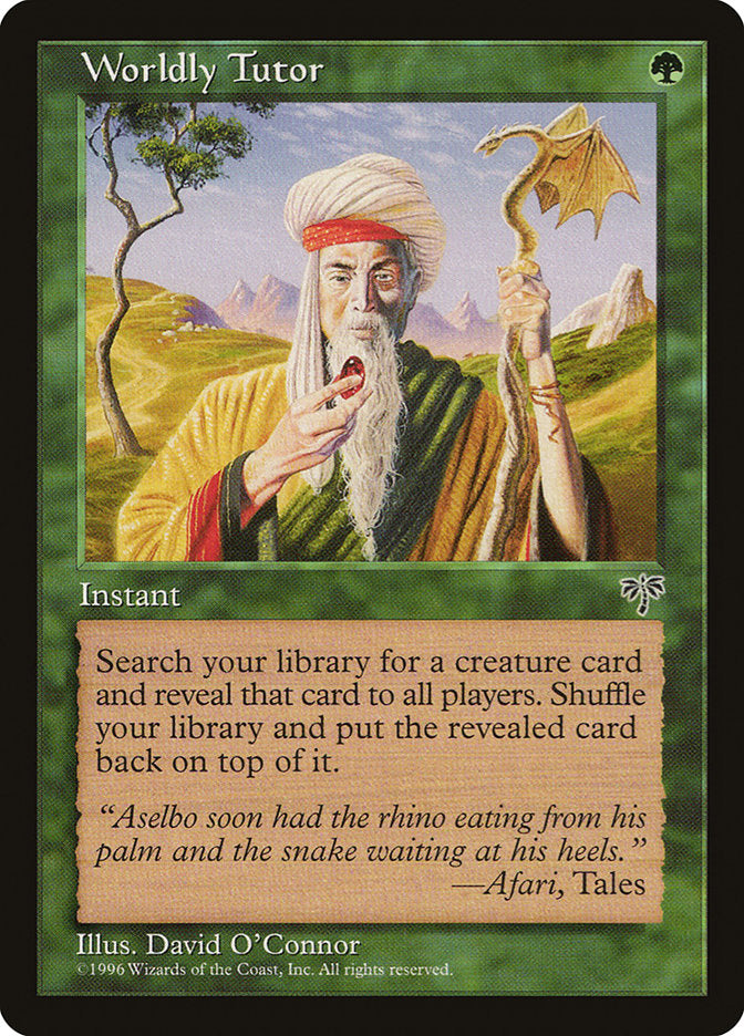 Worldly Tutor  (Mirage) 