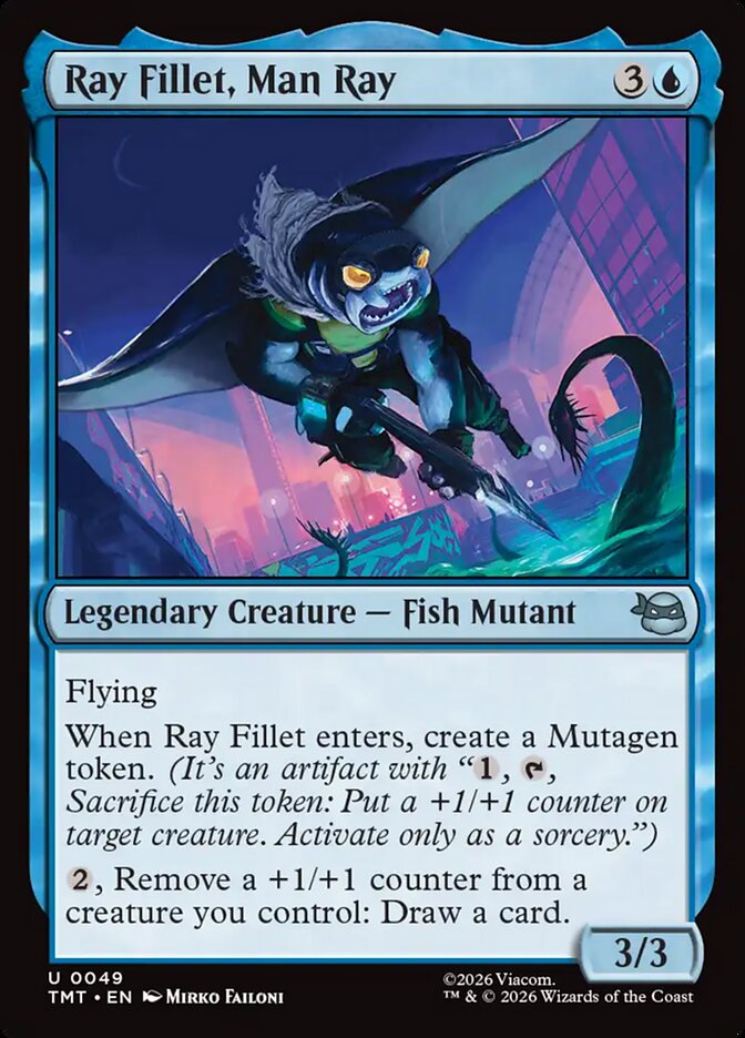Ray Fillet, Man Ray (Teenage Mutant Ninja Turtles) 