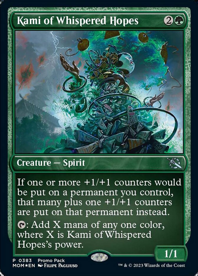 Kami of Whispered Hopes 383 (Promo Pack: March of the Machine)  - Foil